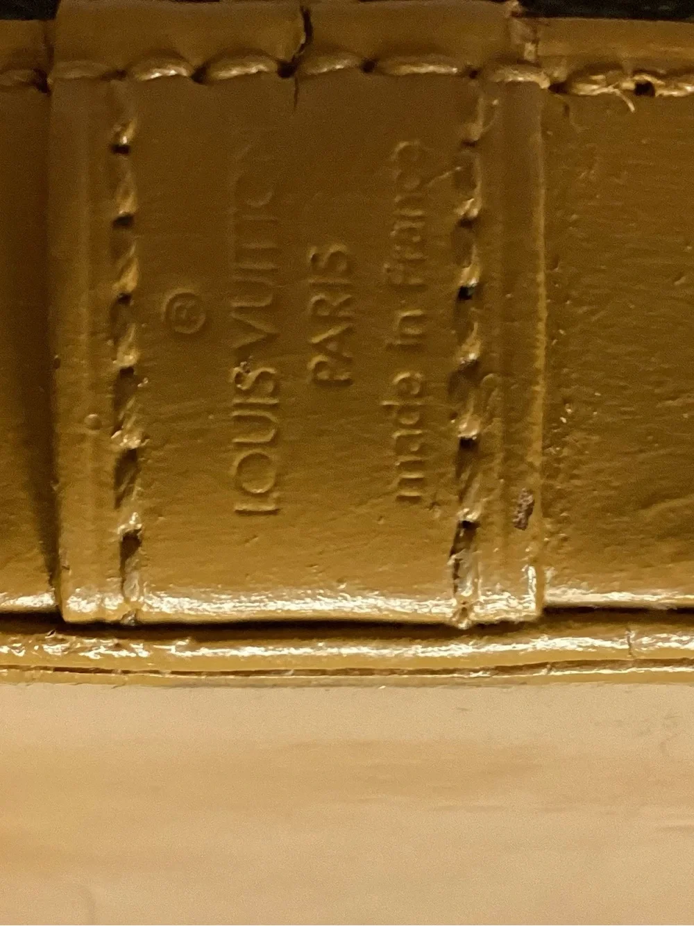 Louis Vuitton Brown Monogram Satchel with Tan Handles